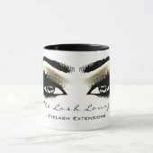 Lashes Makeup Studio Gold Eyes White Tasse (Zentrum)