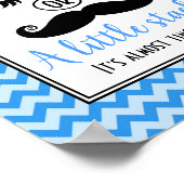 Lashes oder Staches Poster (Ecke)