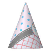 "Lashes or staches" Modernes Party zur Aufdeckung Partyhütchen (Links)