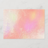 Lashes Peach Rose Gold Makeup Certificate Geschenk (Rückseite)