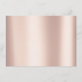 Lashes Pink Rose Gray Makeup Certificate Geschenk (Rückseite)