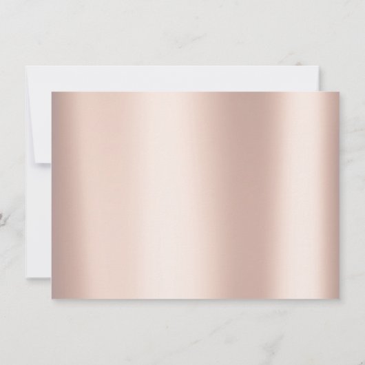 Lashes Pink Rose Gray Makeup Certificate Geschenk (Rückseite)