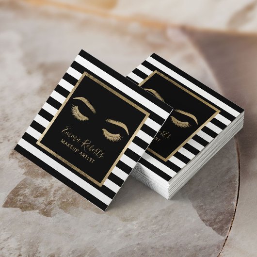 Lashes Quadratische Visitenkarte