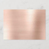 Lashes Rose Gold Blush Makeup Zertifikat Geschenk (Rückseite)