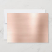 Lashes Rose Gold Blush Makeup Zertifikat Geschenk (Rückseite)