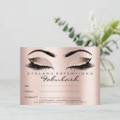 Lashes Rose Gold Pink Makeup Zertifikat WELLNESS-C (Stehend Vorderseite)