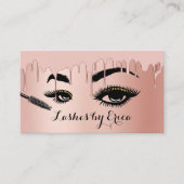 Lashes Rose Visitenkarte (Vorderseite)
