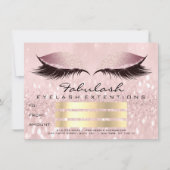 Lashes Studio Pink Makeup Artist Geschenk (Vorderseite)