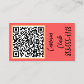 LASHES Stylist Salon Beruflich Pink Visitenkarte (Rückseite)