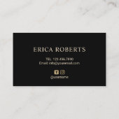 Lashes & sukzessiv visitenkarte (Rückseite)