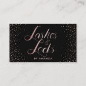 Lashes und ähnliche Rose Visitenkarte (Vorderseite)