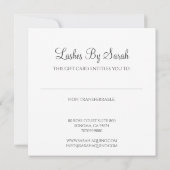 Lashes und Beauty-Dienstleistungen (Rückseite)