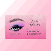 Lashes und Brows Beauty Makeup Visitenkarte