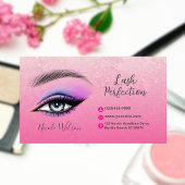 Lashes und Brows Beauty Makeup Visitenkarte