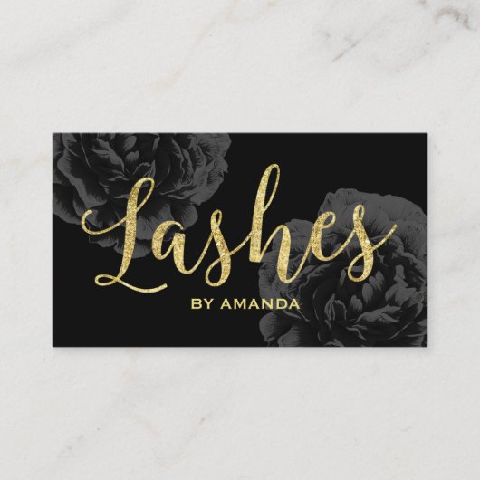 Lashes Visitenkarte (Vorderseite)