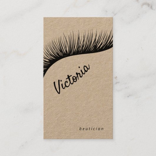 Lashes Visitenkarte (Vorderseite)