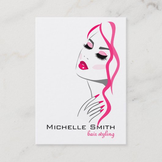 Lashes Visitenkarte (Vorderseite)