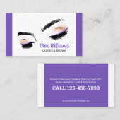 👁️ Lashes Visitenkarte (Vorne/Hinten)