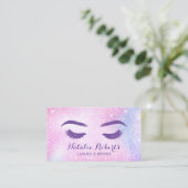 Lashes Visitenkarte (Stehend Vorderseite)