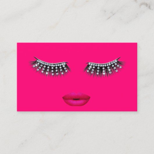 Lashes Visitenkarte (Vorderseite)