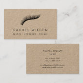 Lashes Visitenkarte (Vorne/Hinten)