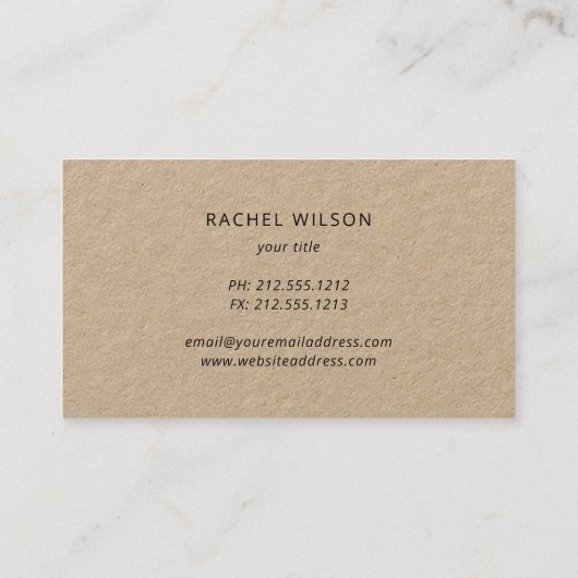 Lashes Visitenkarte (Rückseite)