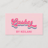 Lashes Visitenkarte (Vorderseite)