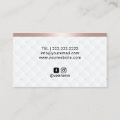 Lashes Visitenkarte (Rückseite)