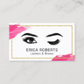 Lashes Visitenkarte (Vorderseite)