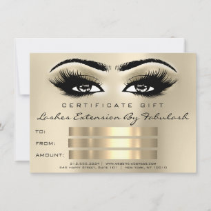 Lashes WELLNESS-CENTER Makeup Certificate - Augen