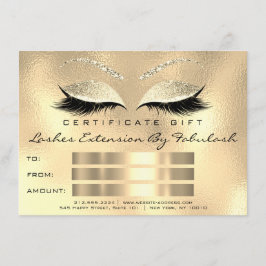Lashes WELLNESS-CENTER Makeup Certificate Geschenk