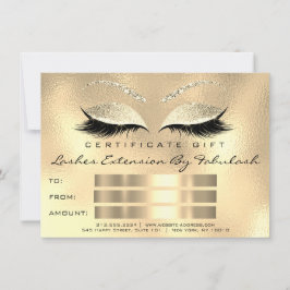 Lashes WELLNESS-CENTER Makeup Certificate Geschenk