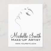 Lashlinsen-Wimpern-Wimpern-Lash-Erweiterungen Schw Flyer (Vorne)