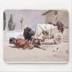 LaSiesta: Szene in den Ostpyrenäen, 1872 (mit Mousepad