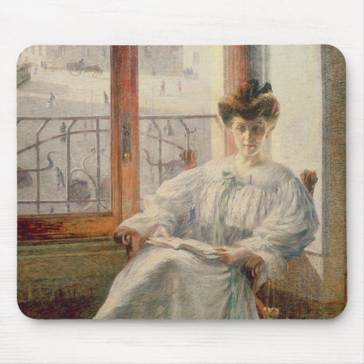 LaSignora Massimino, 1908 (Öl auf Leinwand) Mousepad (Vorne)