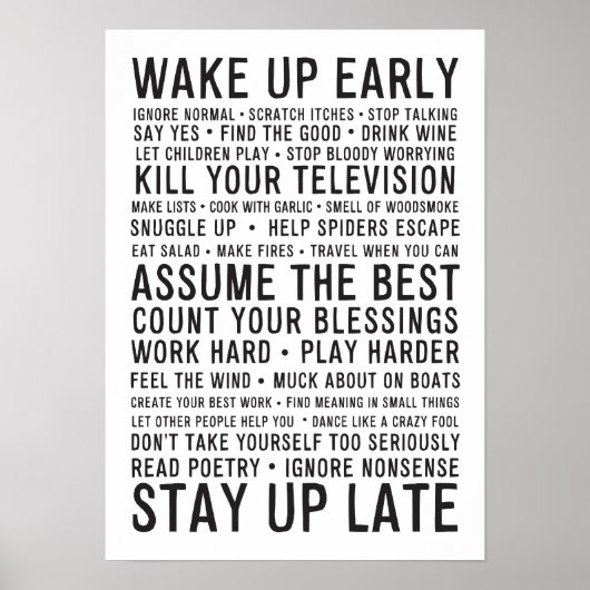 LASON-Manifest Poster (Vorne)