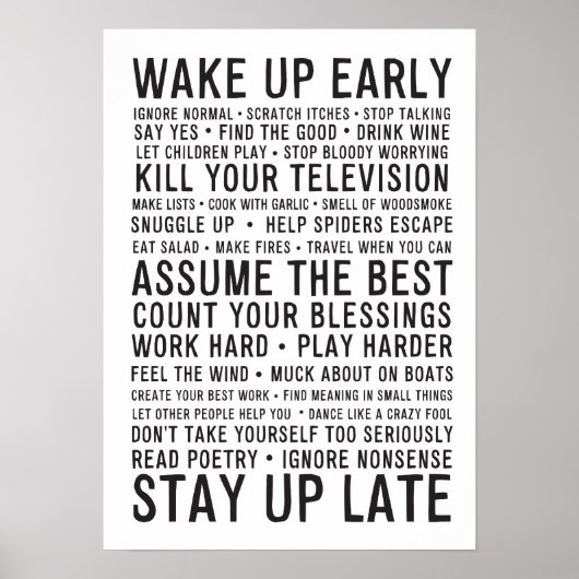 LASON-Manifest Poster (Vorne)