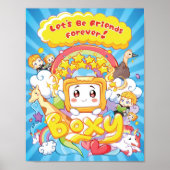 Lass39;s be Friends Forever Boxy Poster (Vorne)