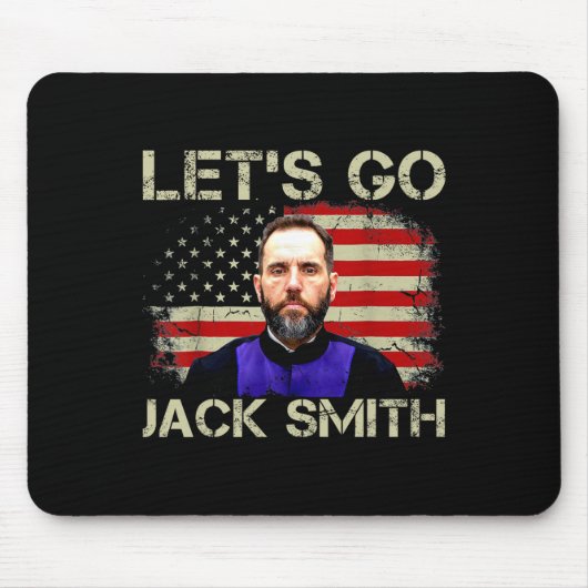 Lass39s Go Jack Smith American Flag Sommer Mousepad (Vorne)