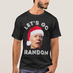 Lass#39;s Go-Brandon Anti-joe Biden Weihnachtsmann T-Shirt