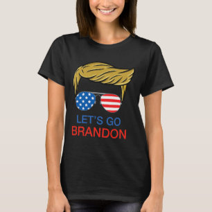 Lass#39;s Go Brandon Chant Funny Biden Political T T-Shirt