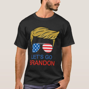 Lass#39;s Go Brandon Chant Funny Biden Political T T-Shirt