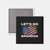 Lass#39;s Go Brandon Flag Joe Biden Donald Trump P Magnet (Vorderseite/Rückseite)