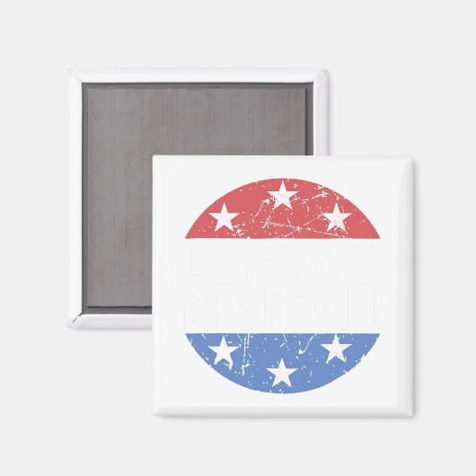 Lass#39;s Go Brandon Magnet (Vorderseite/Rückseite)