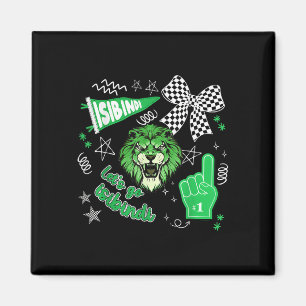 Lass's Go Isibindi Retro Gejubelschüler Geist Magnet