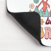 Lass Adventure Begin Bride Wedding Ankündigung Neu Mousepad (Ecke)