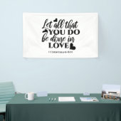 Lass Alle sind in Liebe - 1 Cor 16:14 Banner (Messeveranstaltung)