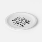 Lass Alle sind in Liebe - 1 Cor 16:14 Pappteller (Schrägansicht)