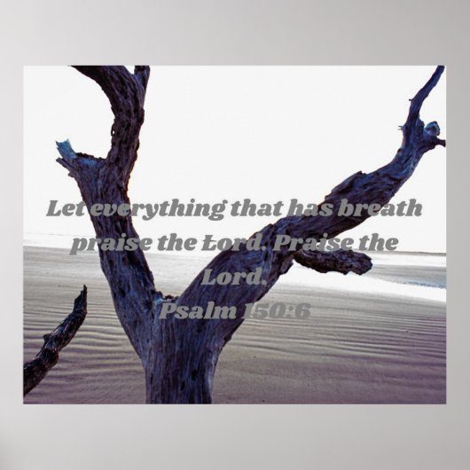 Lass alles, das Atem hat Lob für den Herrn Poster (Vorne)