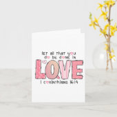 Lass alles, was du getan Liebe Bibel Verse Valenti Karte (Gelbe Blume)